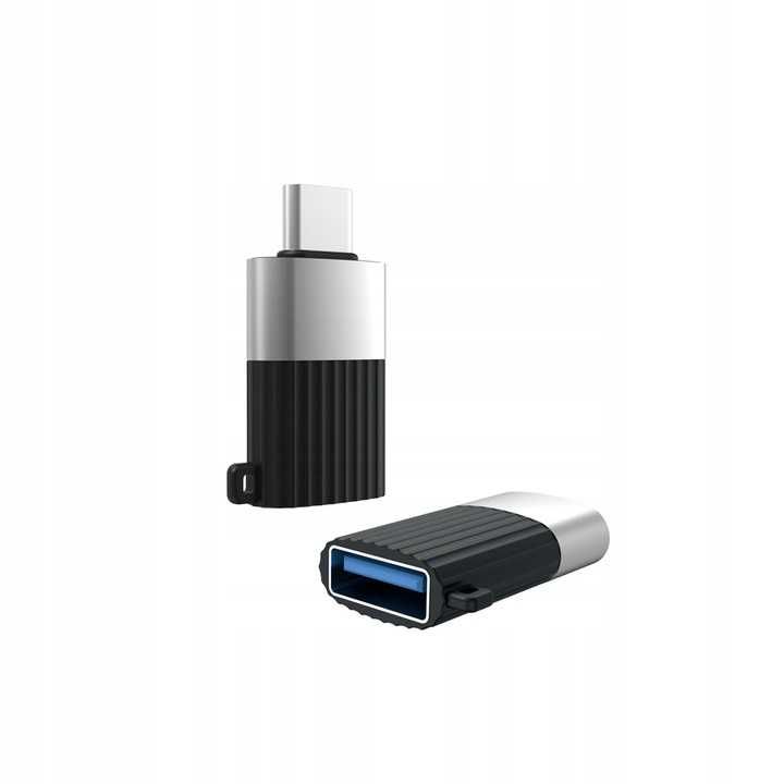 XO Adapter USB Typ C do USB OTG czarny