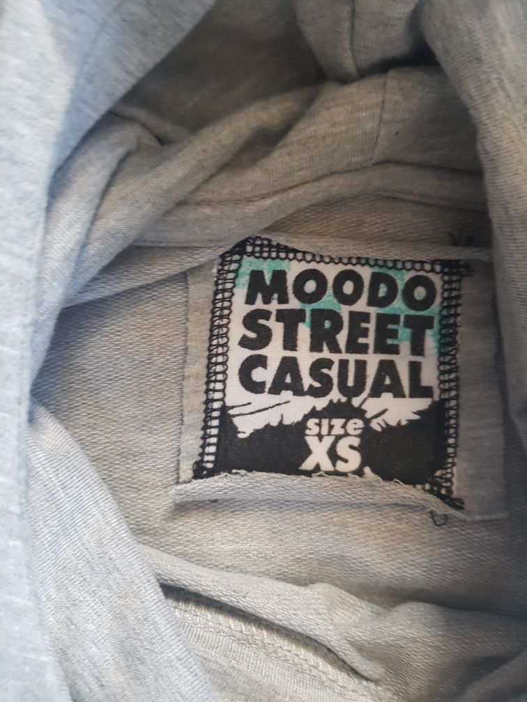 Sukienka dresowa z kapturem rozmiar XS moodo street casual