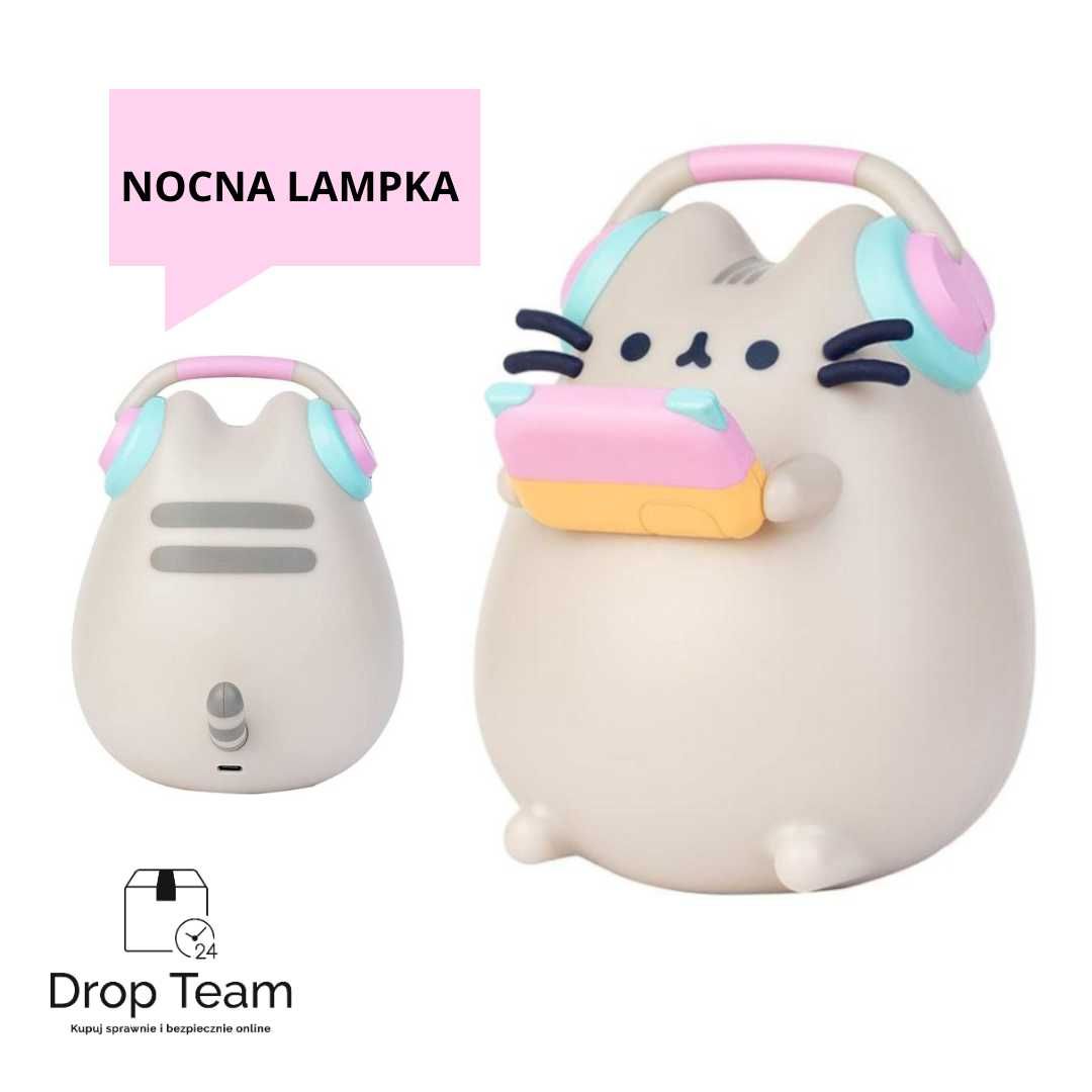 Lampka nocna PUSHEEN na baterie/USB Kot dom