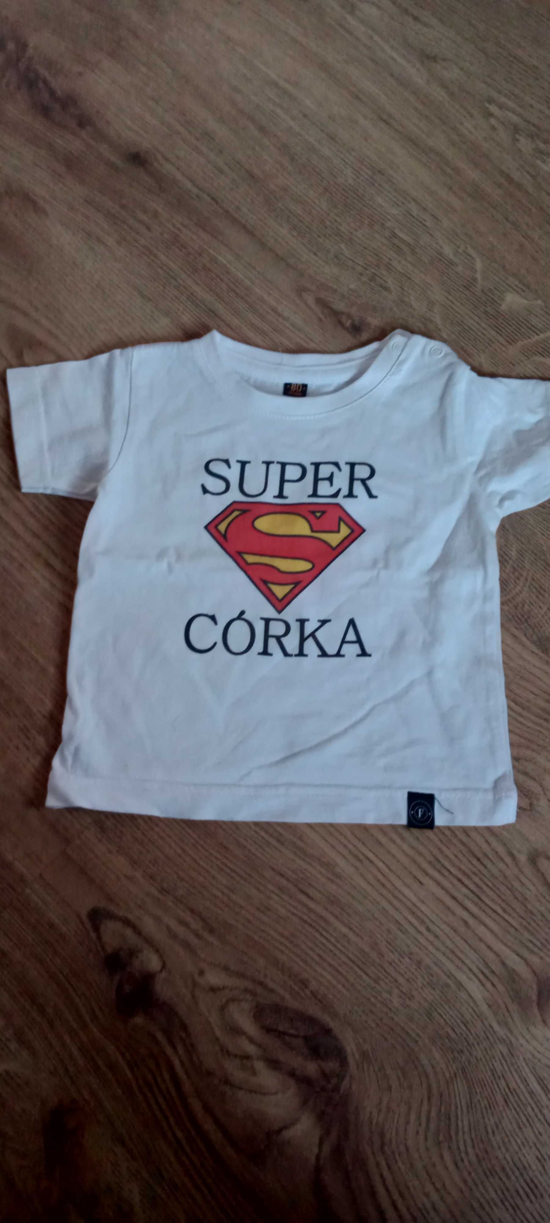T-shirt Super Córka r. 80