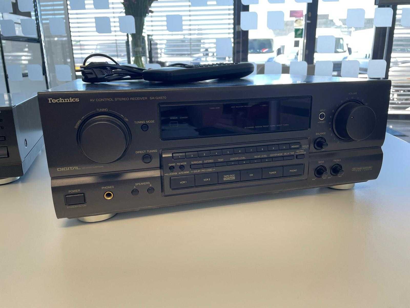 Wzmacniacz Technics SA-GX670 i odtwarzacz CD SL-PS840