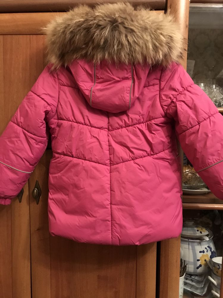Зимняя фирменная курточка для девочки Lenne