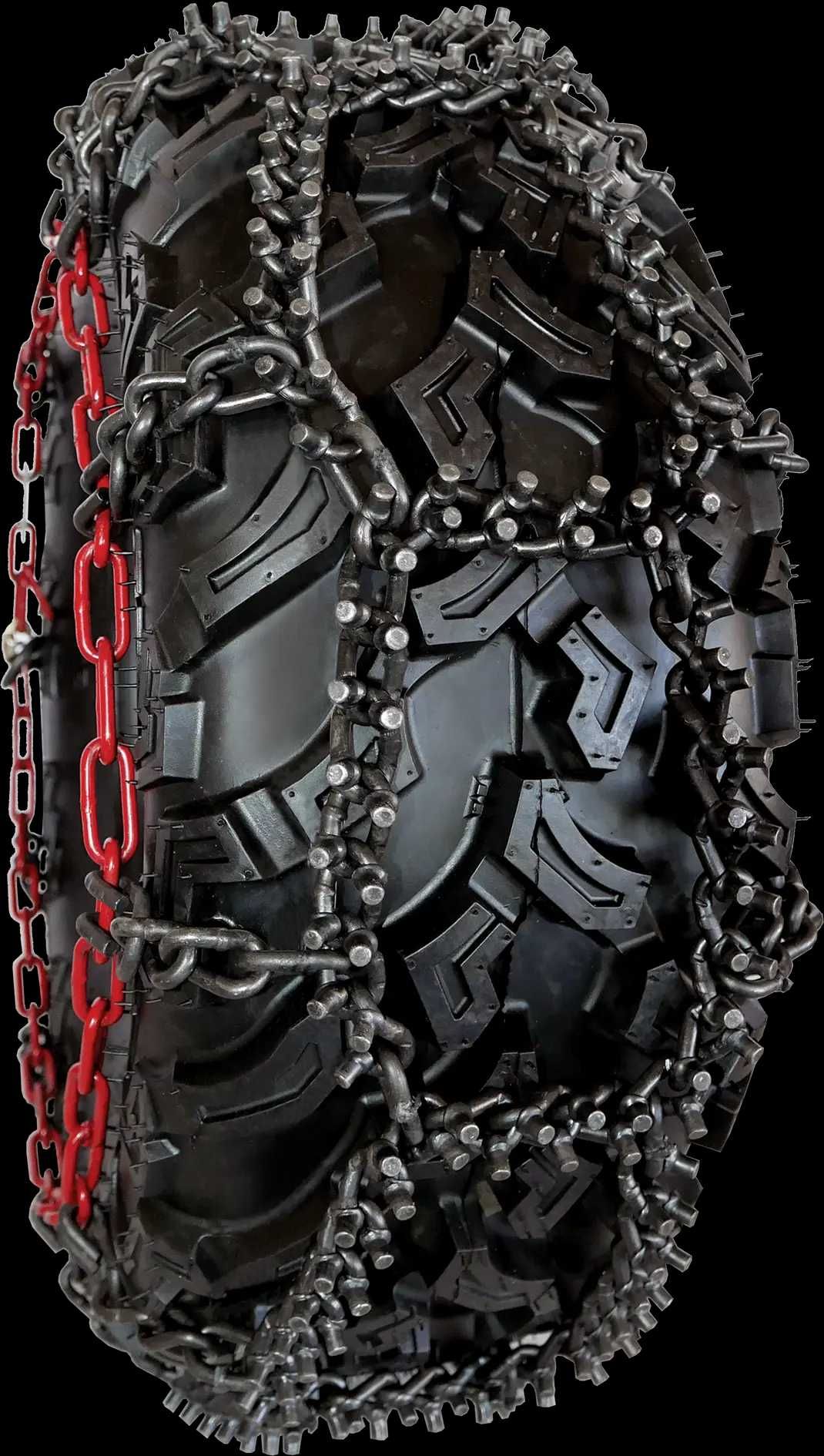 Łańcuchy na koła do traktorka w rozmiarze 25x12,50-10 6mm