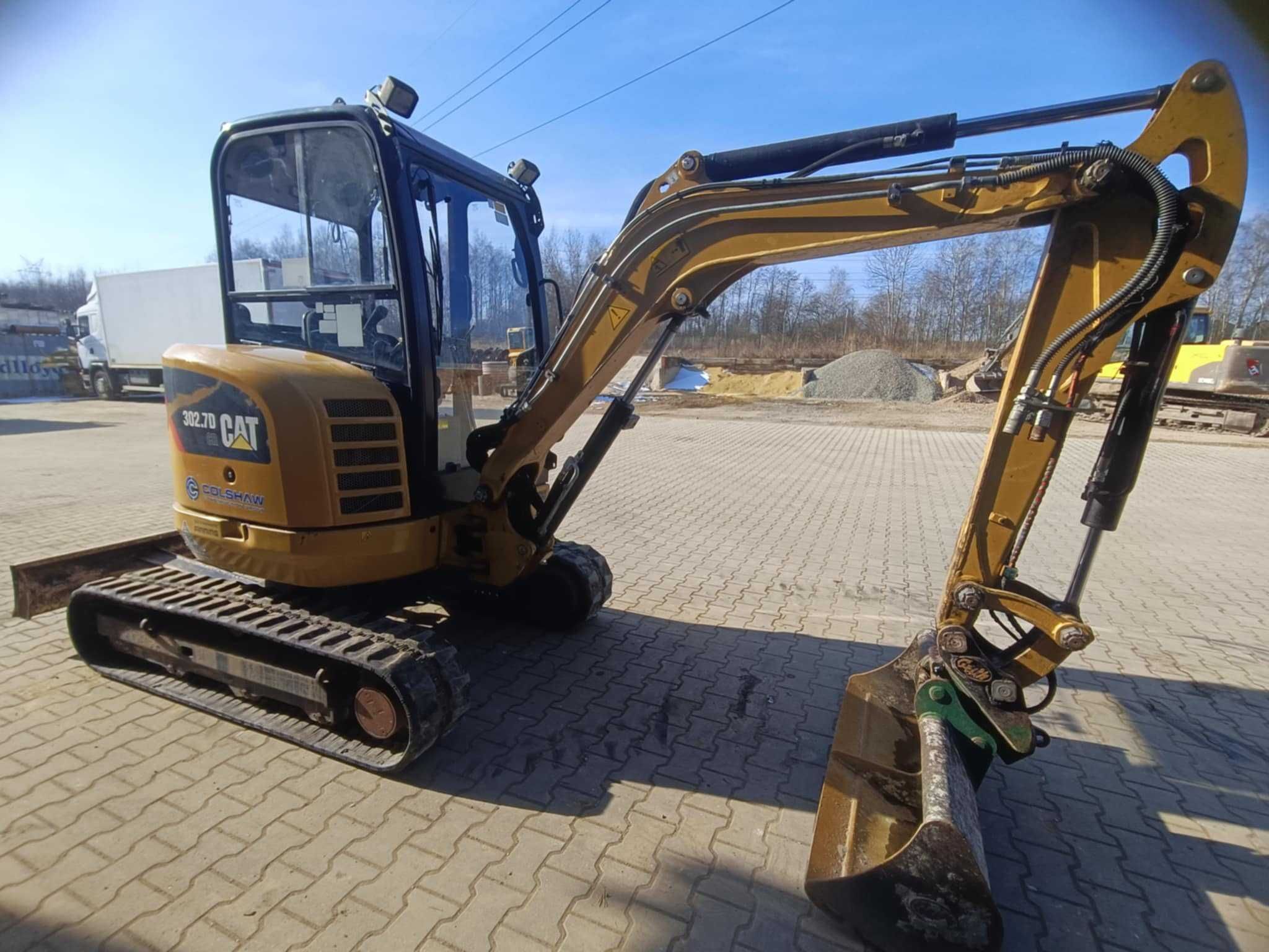 Koparka CAT  302.7 DCR  caterpillar 2019r 3szt łyżek 2230mh  99.500zł