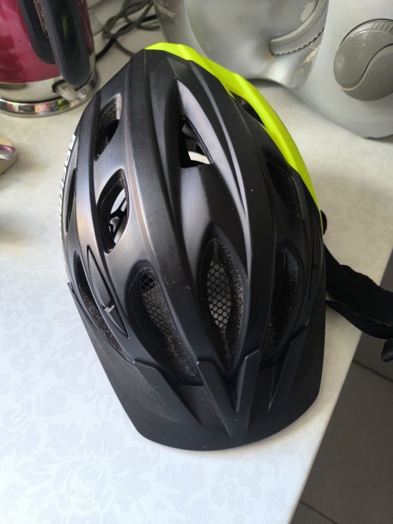 Kask dziecięcy Rockrider B’TWIN rower hulajnoga zielono czarny r.S