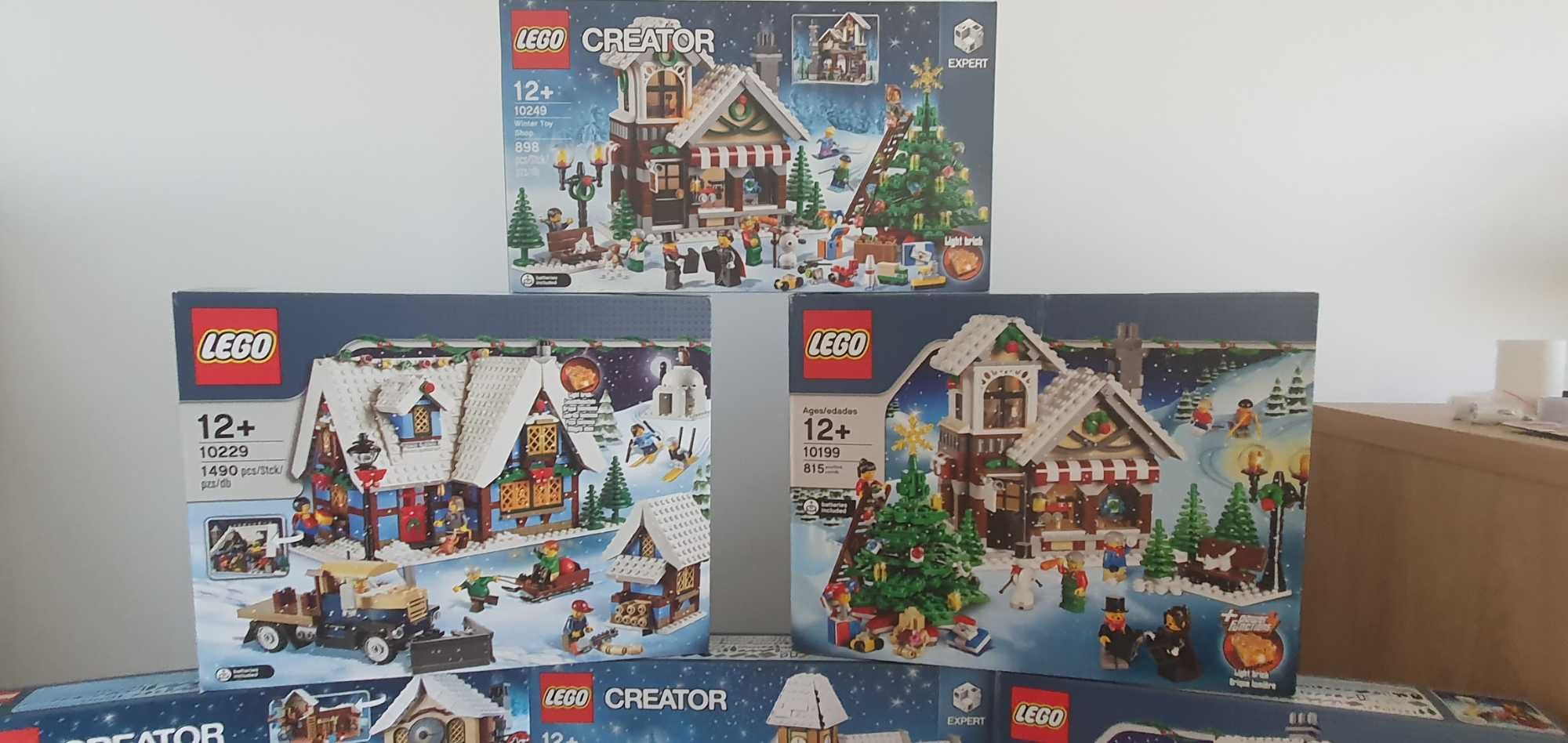 Kolekcja Lego Winter Village 2009_2024 NOWE komplet