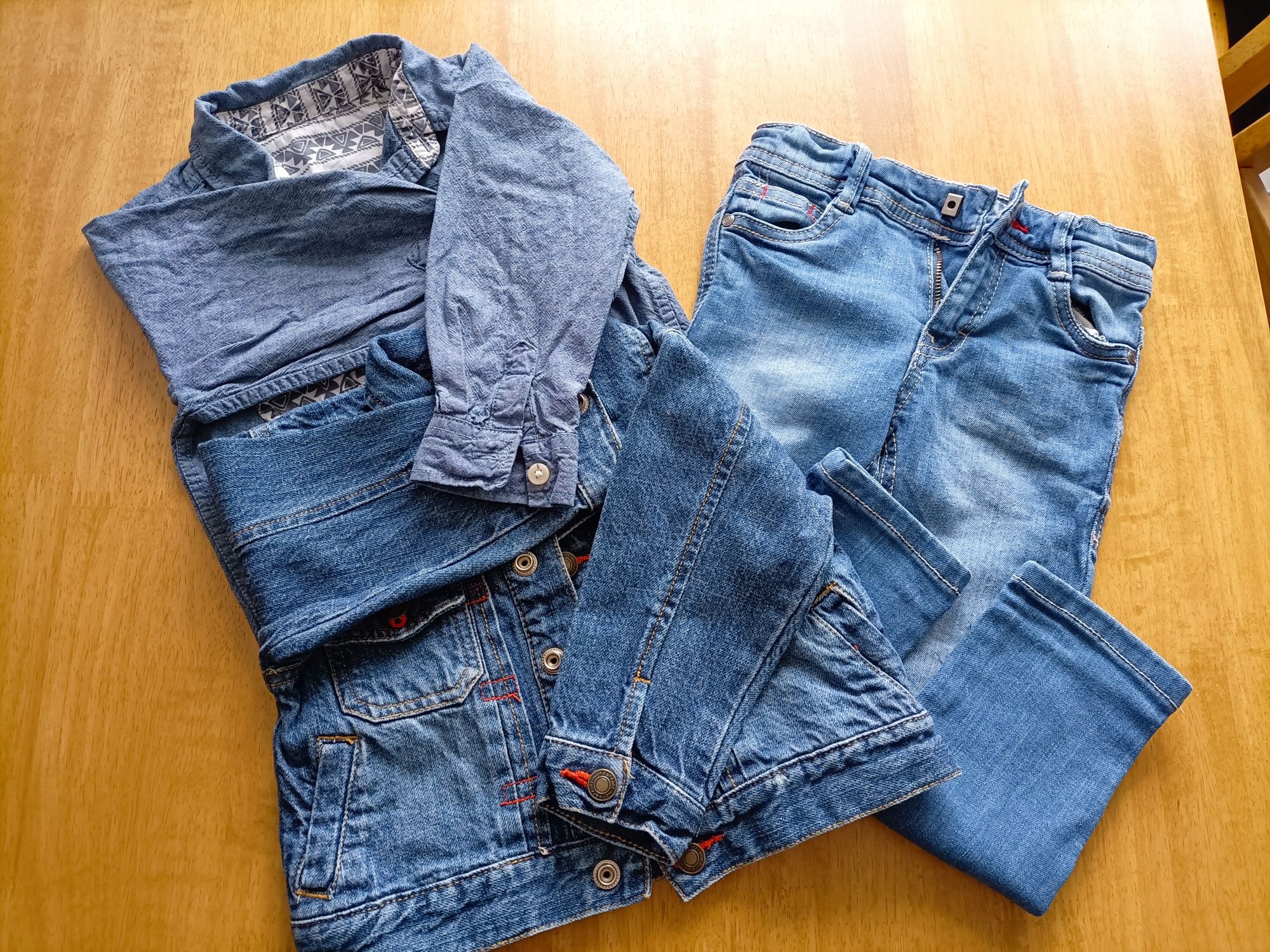 Zestaw jeansowy dla chłopca 86-96