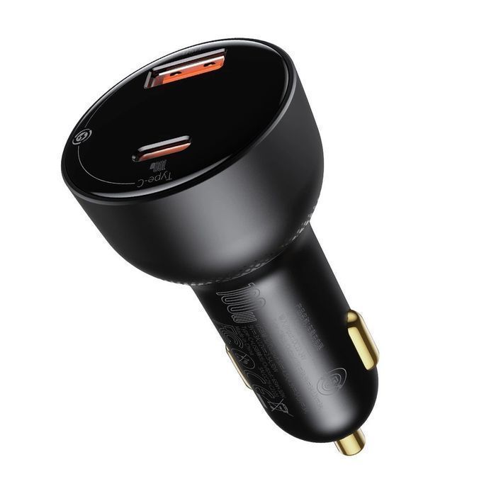 Baseus ładowarka samochodowa USB / USB C 100W PPS QC PD + kabel USB C