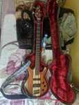 Lutnicza gitara basowa MEG EMP Hancrafted + piec Marshall B65
