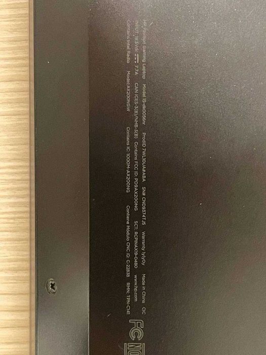 Ноутбук ПІД РЕМОНТ HP Pavilion Gaming 15-dk0056nr