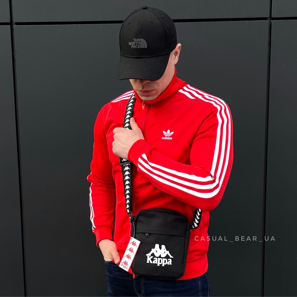 сумка Kappa месенджер каппа капа бананка мессенджер чорна черная