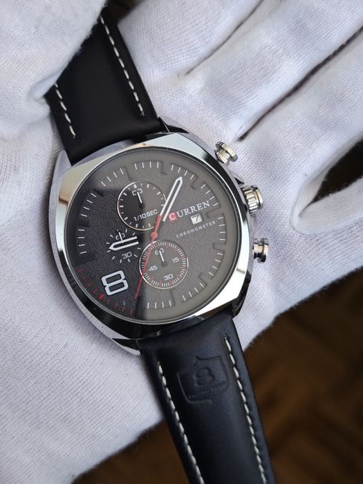 Relógio Musk midnight Silver black Edition by Curren