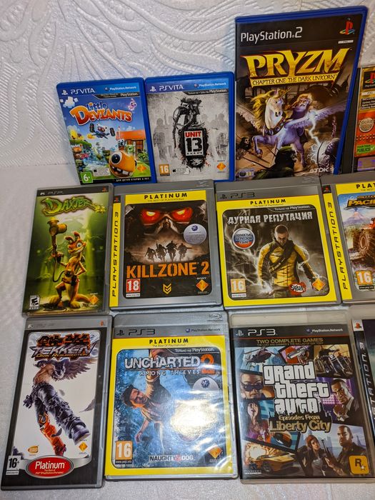 Игра Sony Playstation 1,2,3,PS Vita лицензия