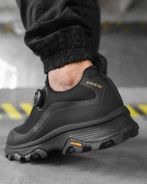 Чоловічі зимові кросівки на автозав'язці Gore-Tex  чорні