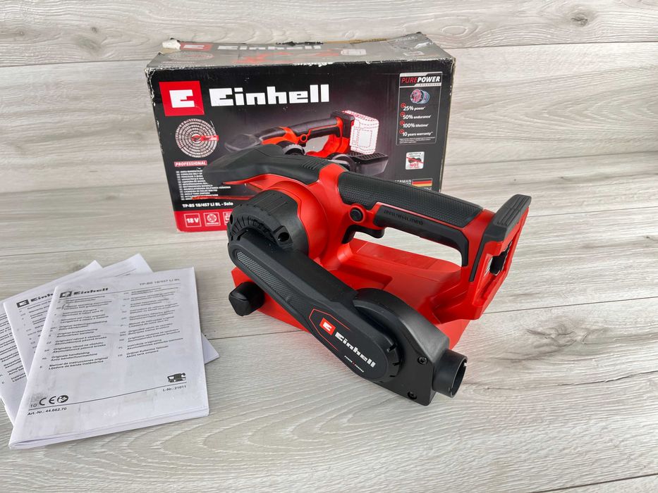 Шліфмашина стрічкова акумуляторна Einhell TP-BS 18/457 Li 18В тушка бу