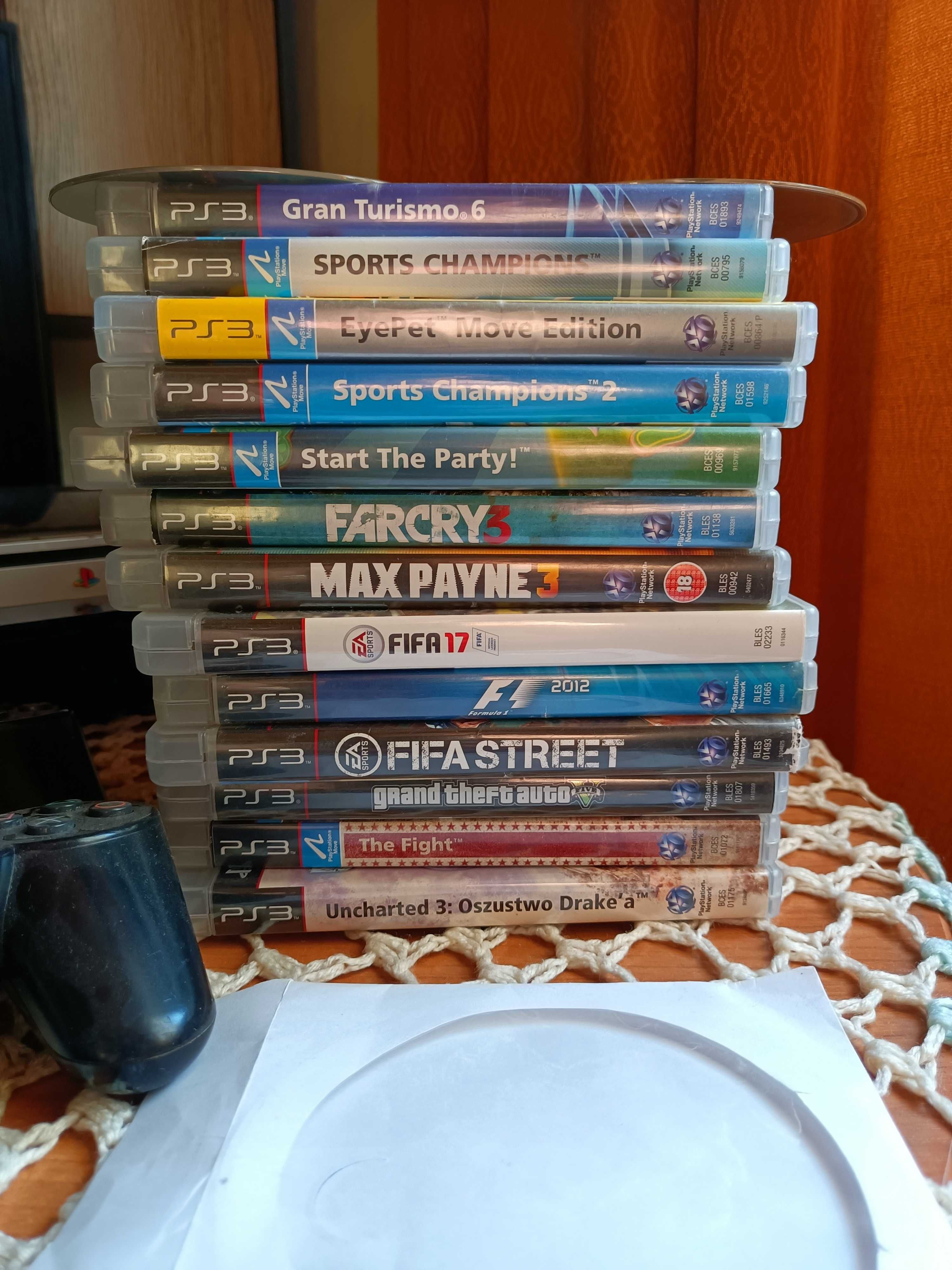 PlayStation 3 +zestaw move+gry