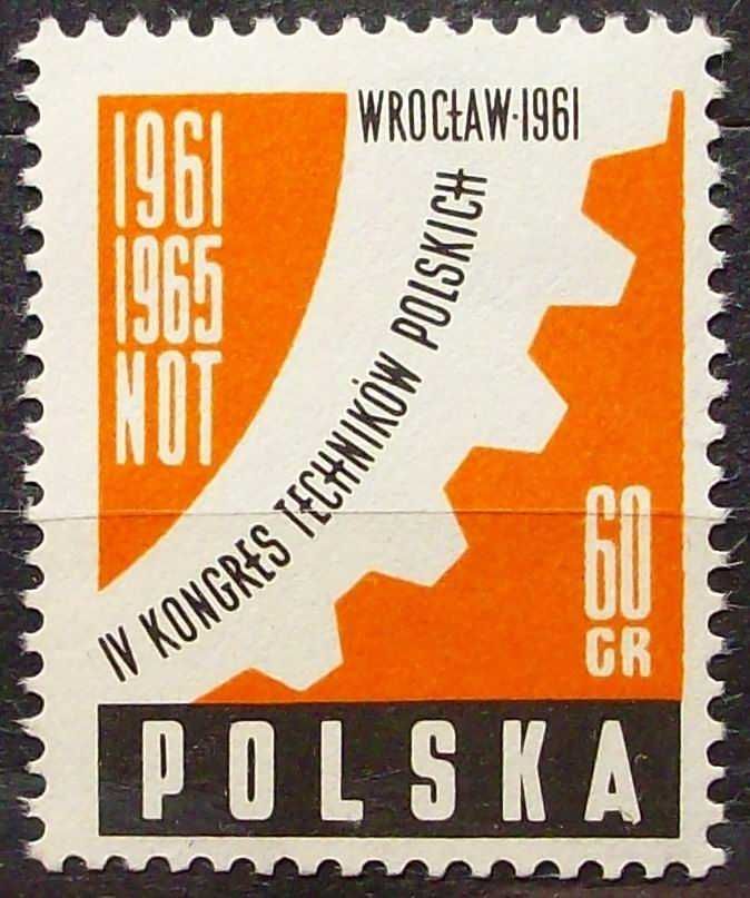 K Znaczki polskie rok 1961