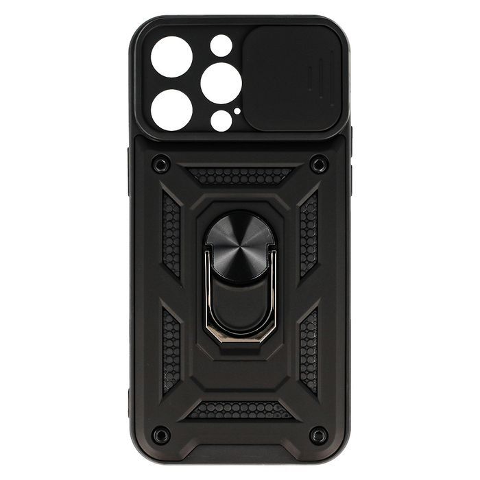 Slide Camera Armor Case Do Iphone 15 Pro Max Czarny