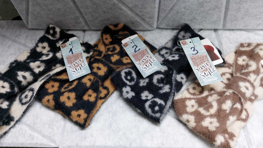 opaska na włosy damska ciepła