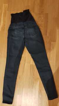 jeansy ciążowe super skinny high rib M H&M 170/80A