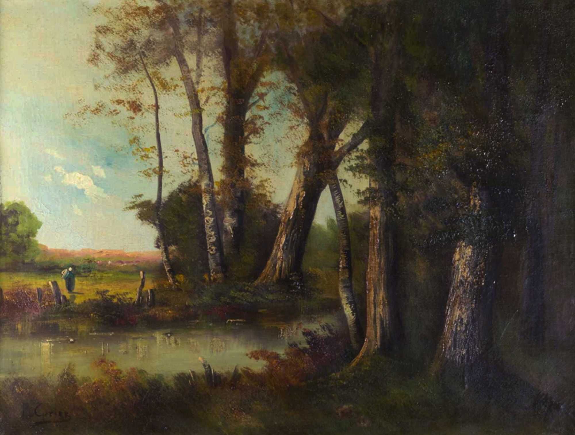 Pintura paisagem bucólica século XX | Romantismo