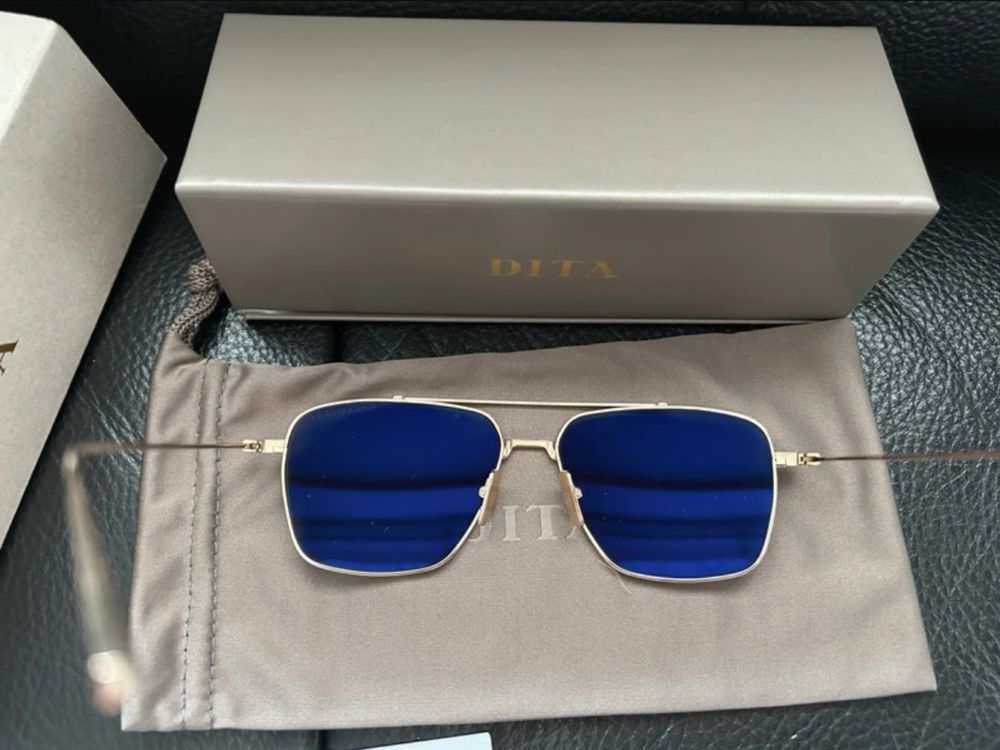 Okulary przeciwsłoneczne Dita Artoa 57 cartier złoto maybach lv gucci