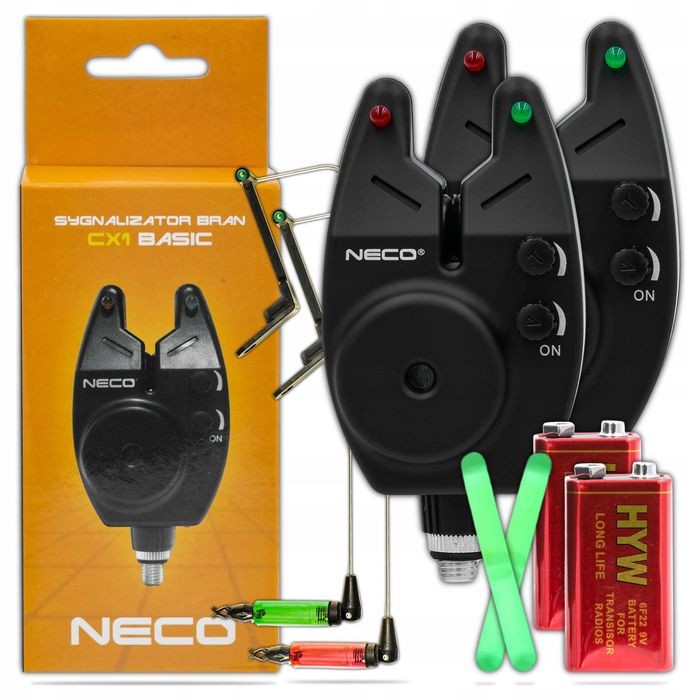 NOWY wędkarski komplet: 2x swinger + 2x sygnalizator brań