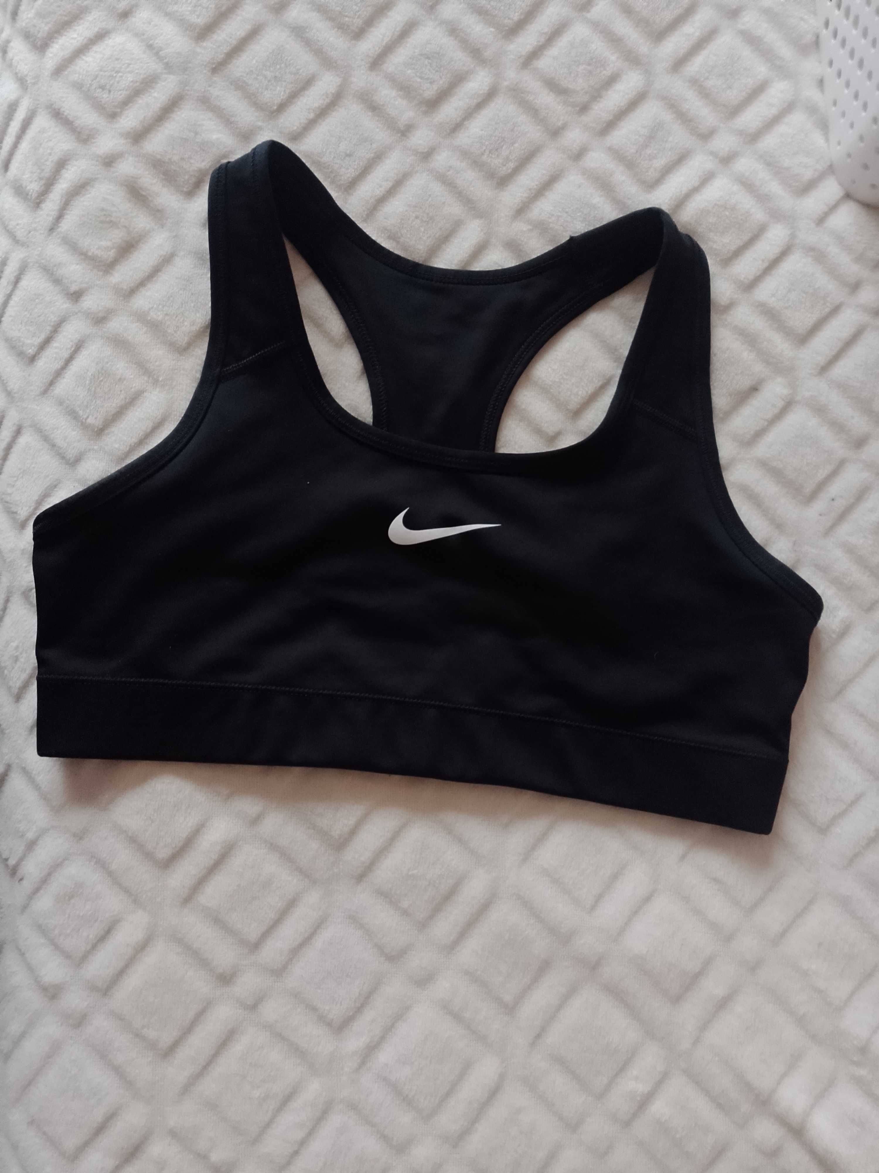 (38/M) NIKE/ Czarny top fitness z Londynu, bokserka sportowa