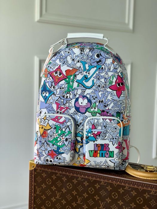 Louis Vuitton Discovery портфель ранец рюкзак мужской белый