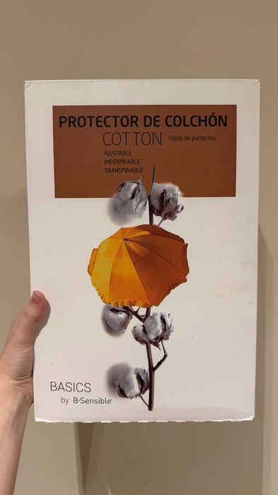 NOWY Ochraniacz Cotton B-Sensible 180x200 Dzianina 100% z bawełny