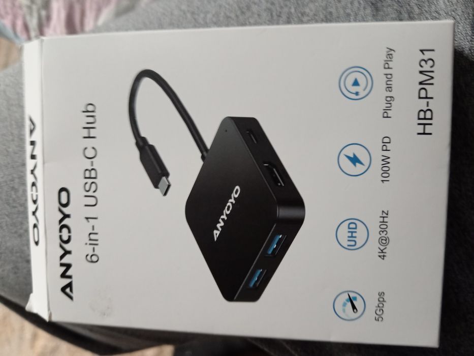 USB хаб адаптер ANYOYO 6в1