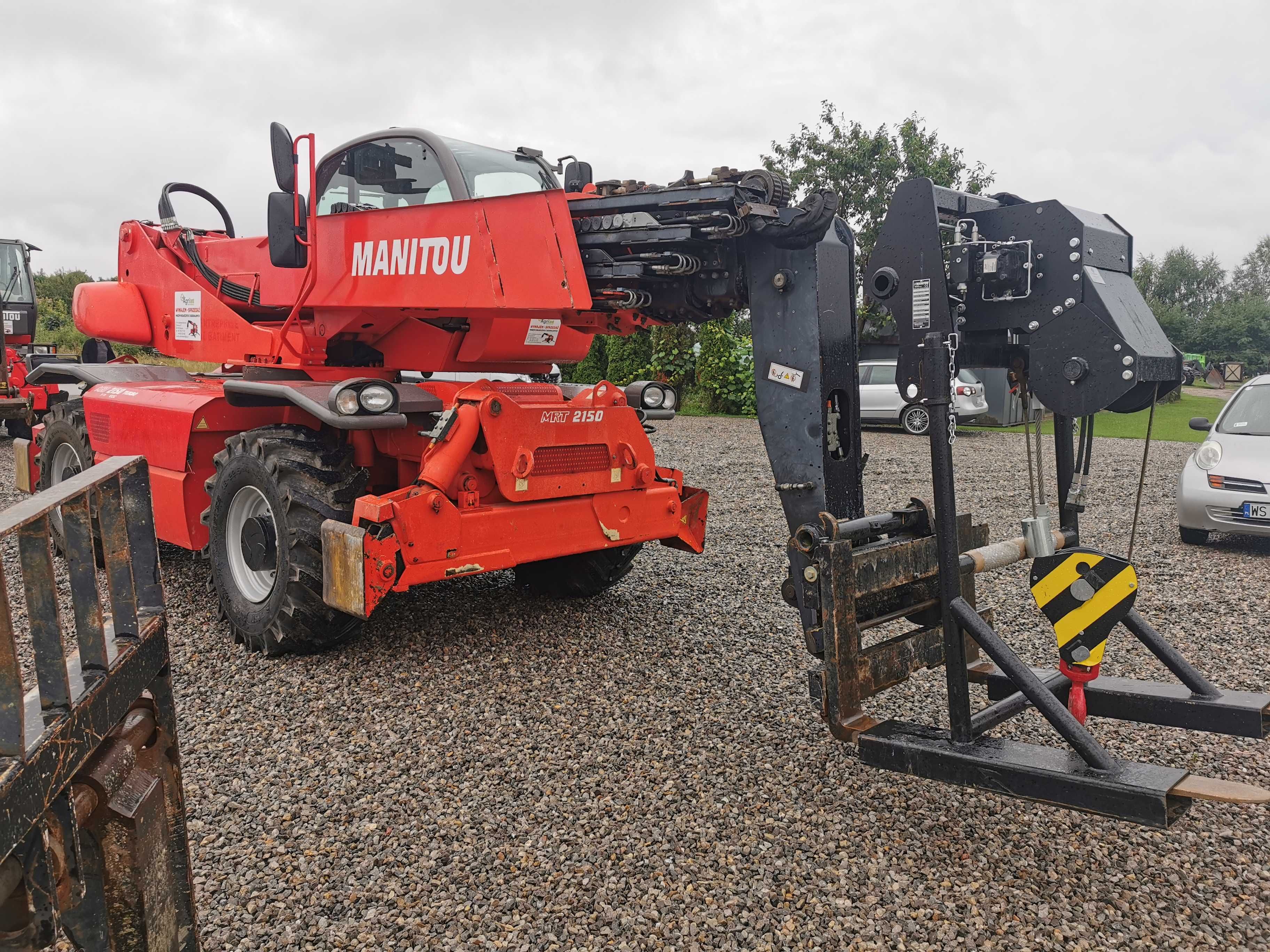 Wynajem ładowareki  Manitou MRT 2150  1850  1640 MT 625 Wózki widłowe