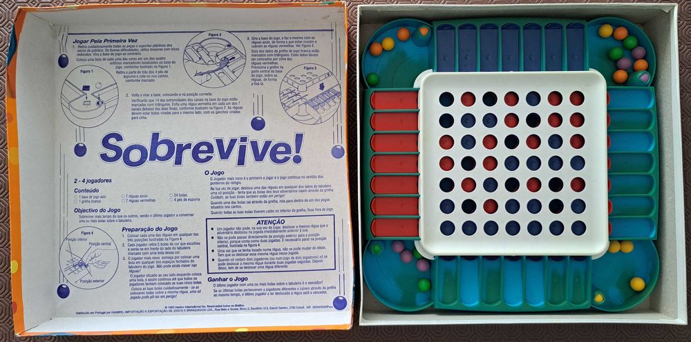 Jogo de tabuleiro “SOBREVIVE!” (MB Jogos Hasbro)