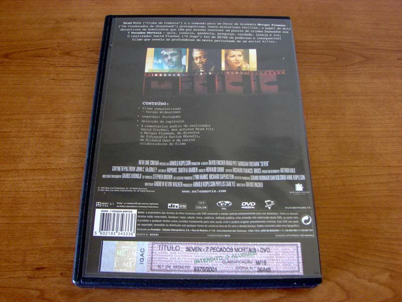 Filme de 1995 em DVD com Morgan Freeman