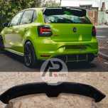 VW POLO AILERON SPOILER MALA Preto brilhante Mk6 2017 -