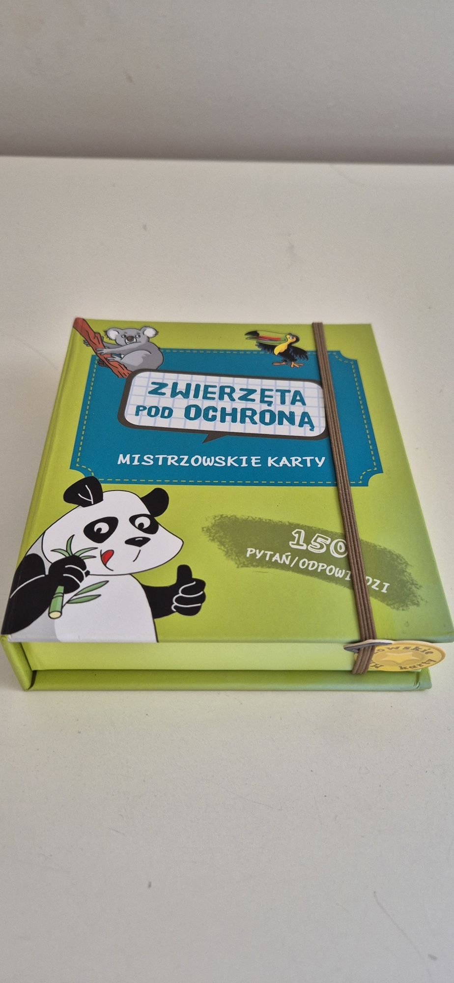 Karty edukacyjne - "Zwierzęta pod ochroną" - 150 kart