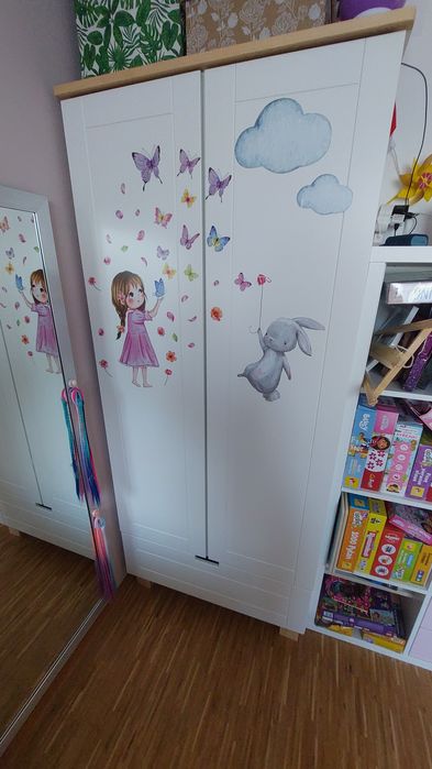 Szafa KLUPŚ IWO biała/sosna