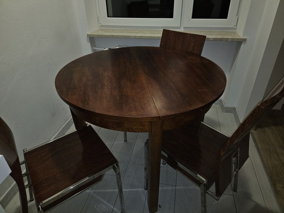 Stół okrągły rozkładany 100cm