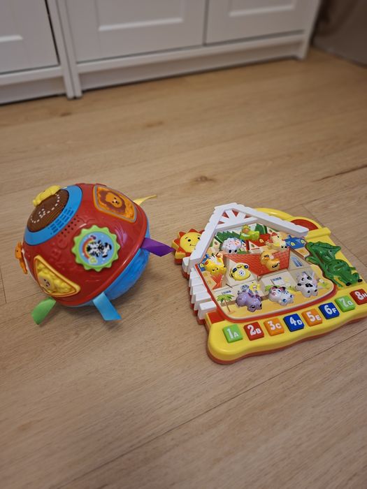 Zestaw dwóch zabawek edukacyjnych interaktywnych muzycznych Vtech Hula