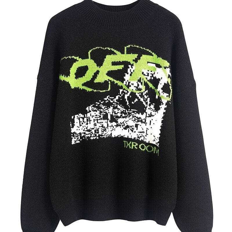 txroom sweater свитер off white, y2k, opium, sort company