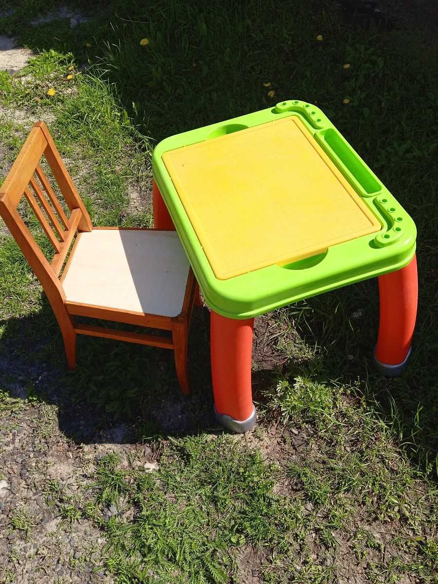 Меблі для маленьких. Стіл + стілець. Парта.