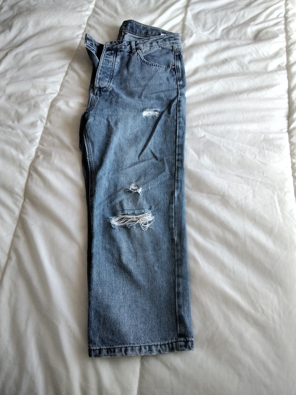 Calças ganga Pull&bear, meia canela, 36