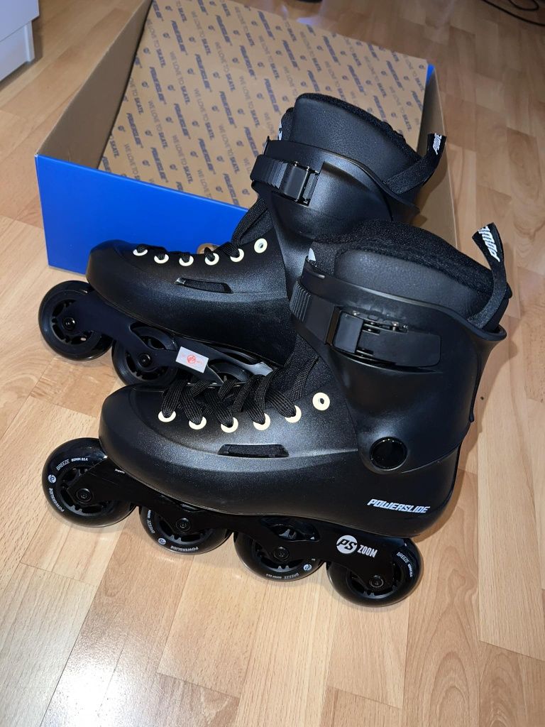 Rolki Powerslide Zoom Black 80 roz.39/40