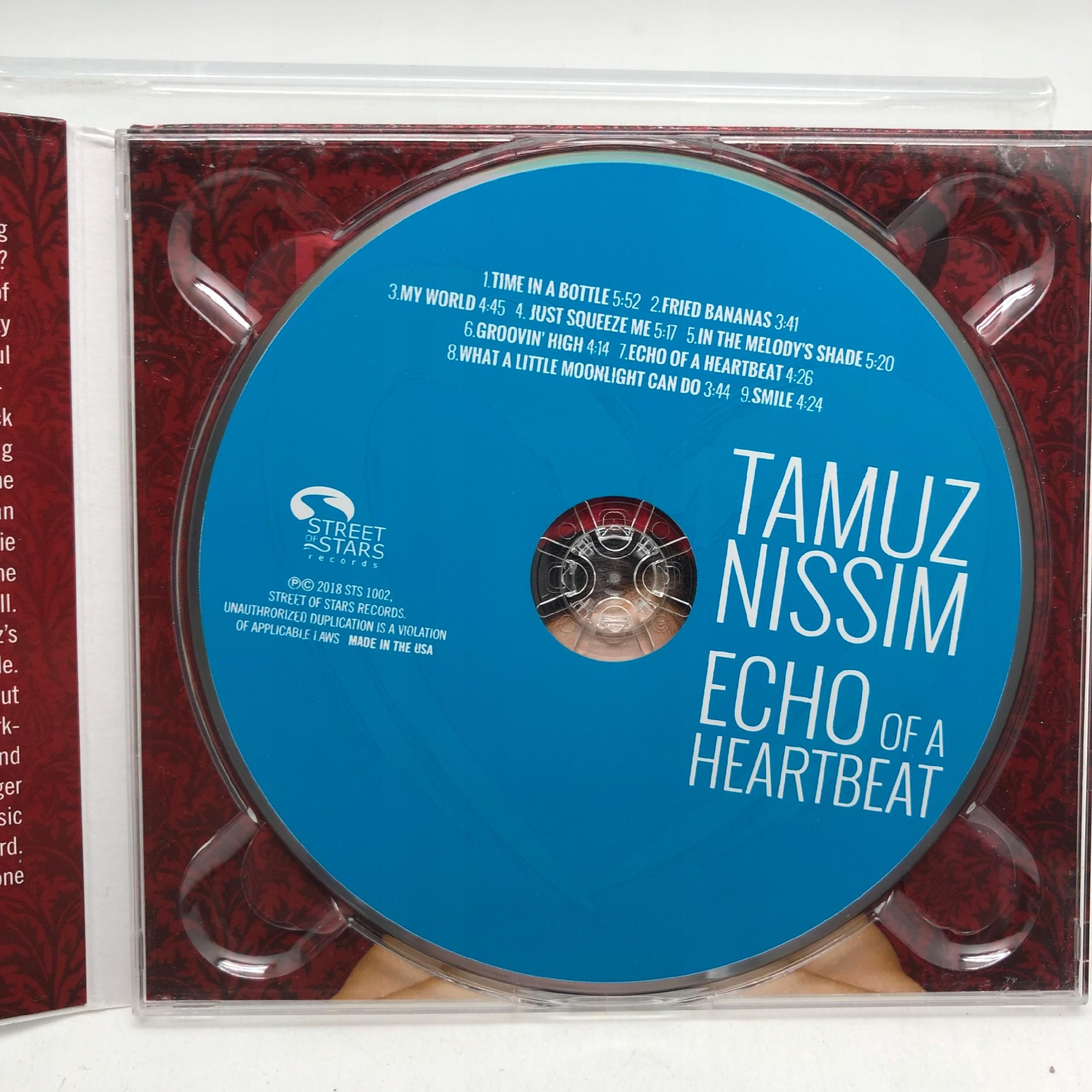cd - tamuz nissim - echo of a heartbeat 2018 jazz
