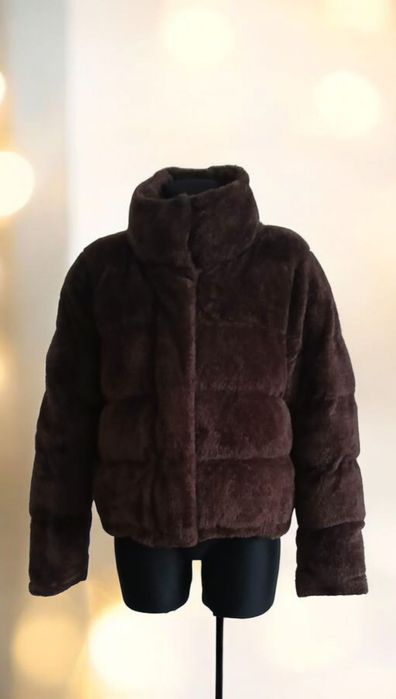 Коричневий кожушок ASOS