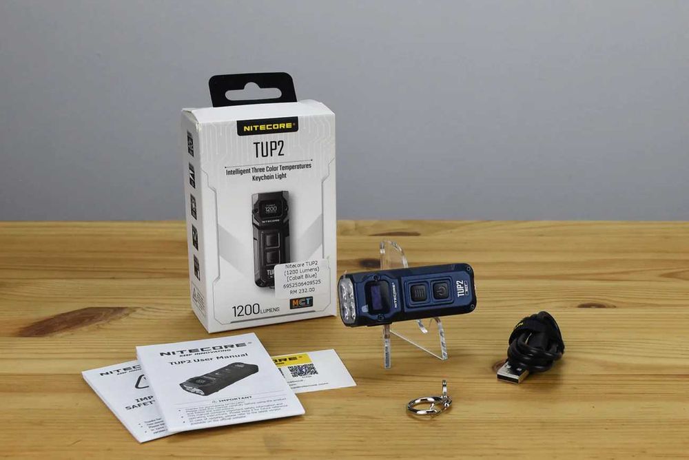 Nitecore TUP2 MCT Надпотужний Наключний Ліхтар (1200 Люмен 125 Метрів)