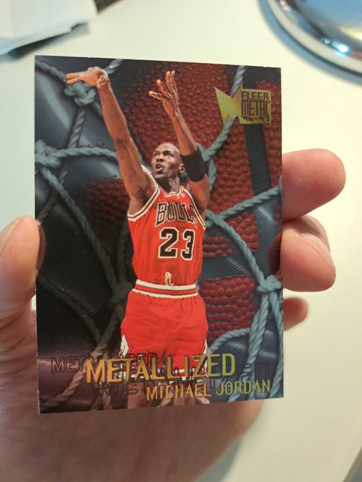 1996 FLEER Metal Metallized Michael Jordan #128