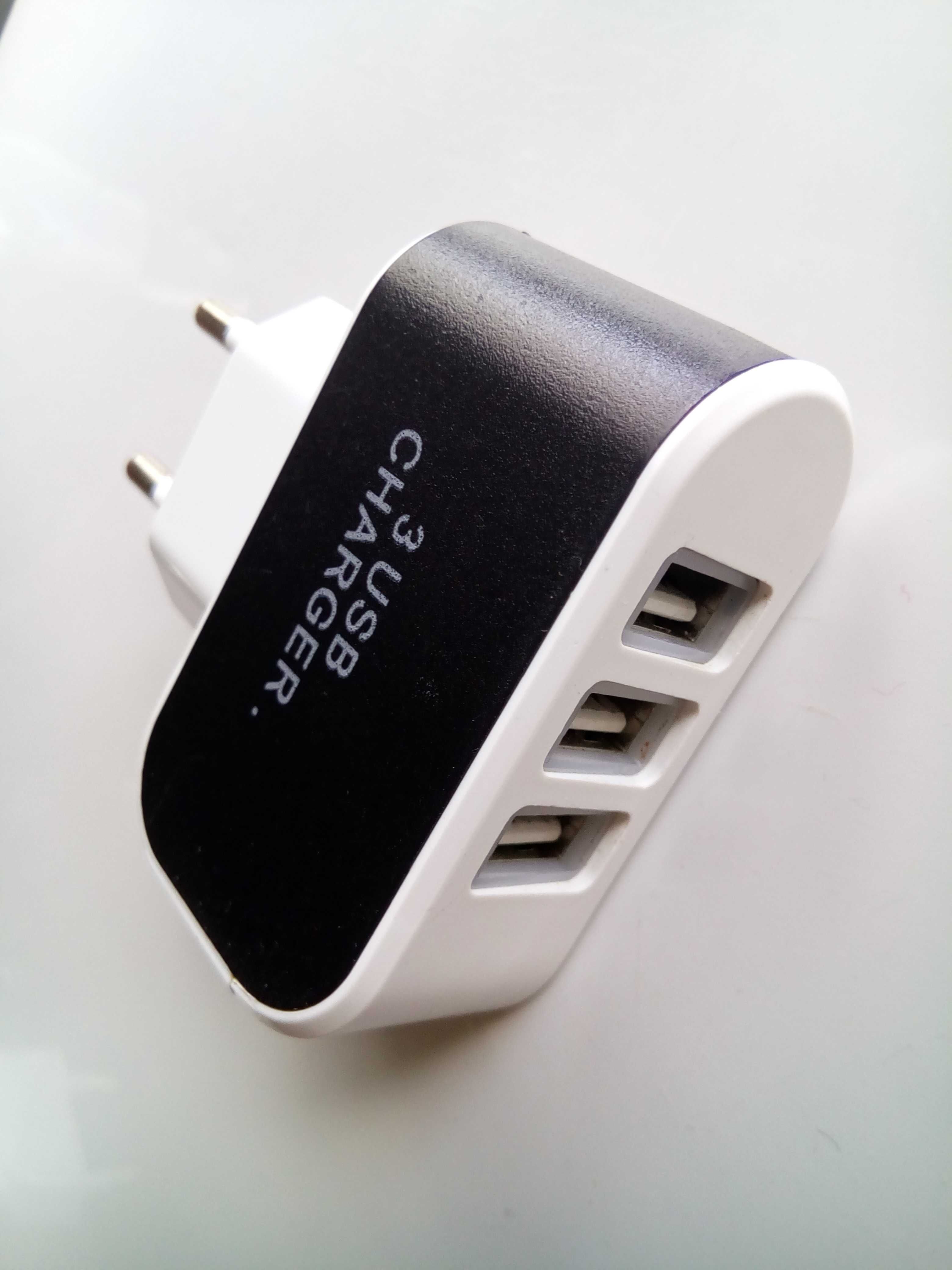 Зарядное устройство 3 USB CHARGER 5В 2A