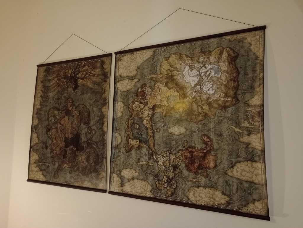 Mapy ze świata ELDEN RING - Lands Between & Realm of Shadow (KOMPLET)