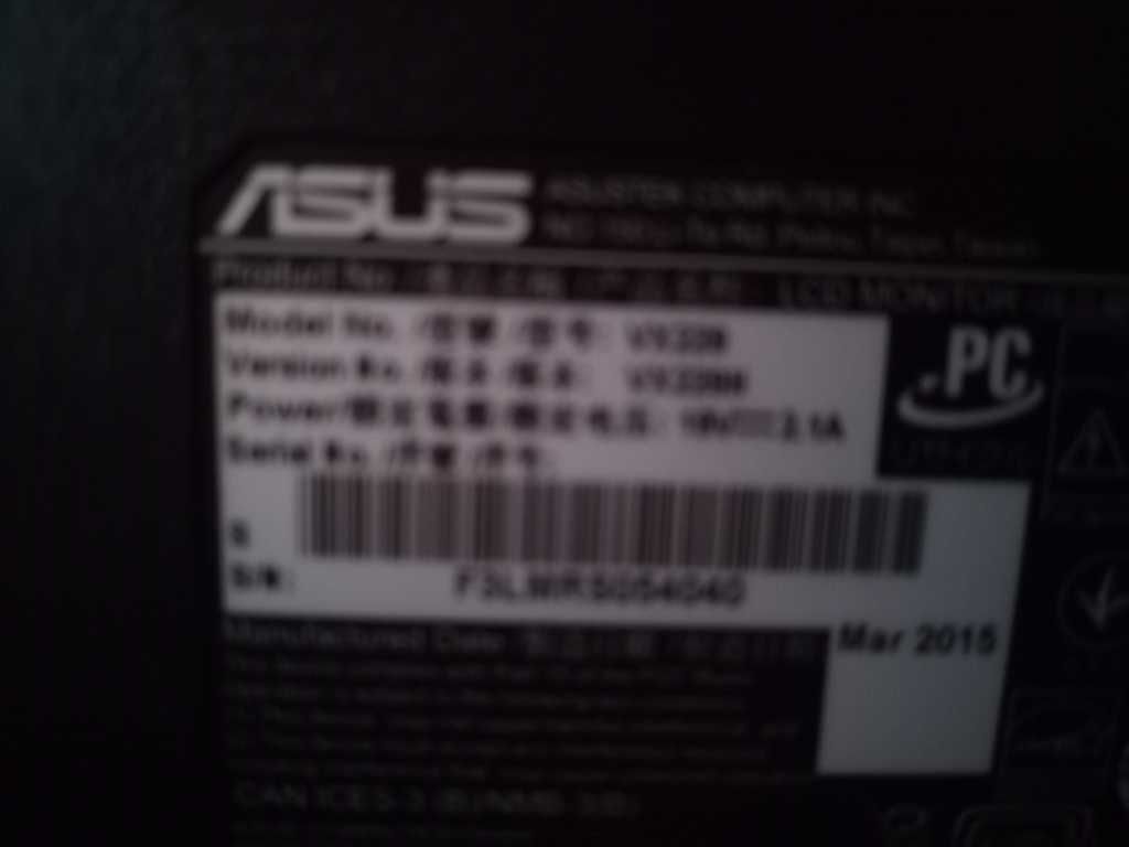 Monitor ASUS VX229H
